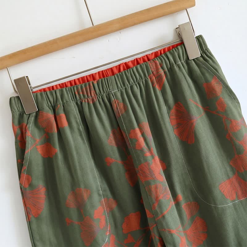 Elegante set pigiama in cotone Ginkgo Cami - image 19