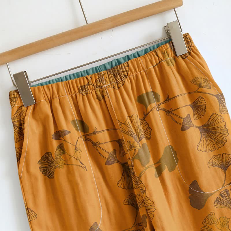Elegante set pigiama in cotone Ginkgo Cami - image 11