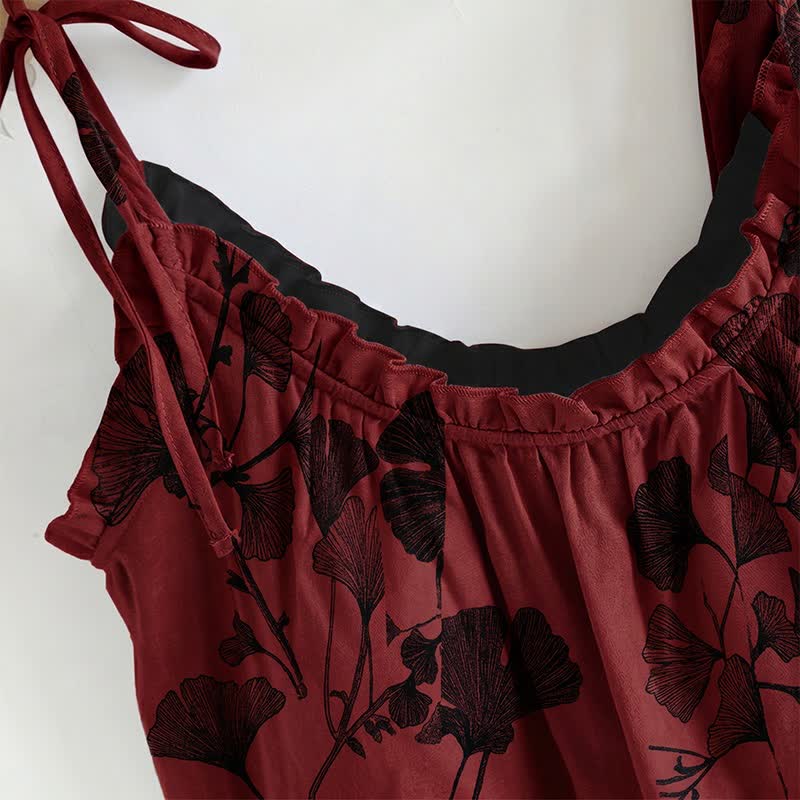 Elegante set pigiama in cotone Ginkgo Cami - image 6