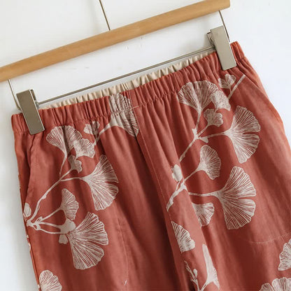 Elegante set pigiama in cotone Ginkgo Cami - image 2
