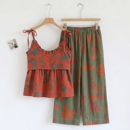 Elegante set pigiama in cotone Ginkgo Cami - image 17