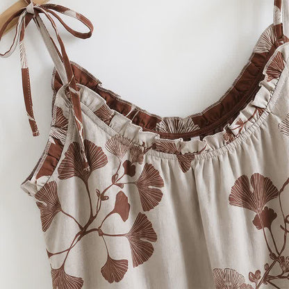 Elegante set pigiama in cotone Ginkgo Cami - image 10