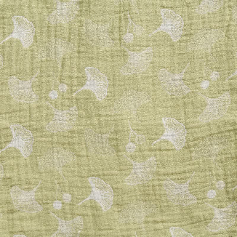 Pigiama in cotone con foglie di ginkgo fresche - image 11