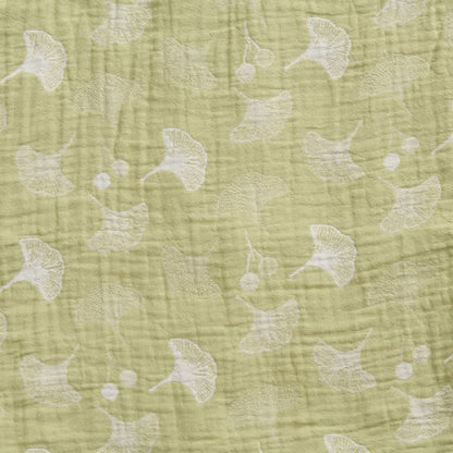 Pigiama in cotone con foglie di ginkgo fresche - image 11