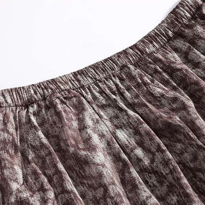 Set pigiama composto da canotta e pantaloncini con stampa vintage - image 6