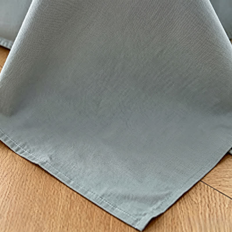Set di biancheria da letto vintage a righe con bordo smerlato - image 4