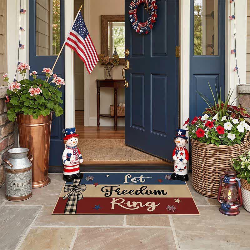 Tappeto d'ingresso in velluto di cristallo patriottico "Let Freedom Ring" - 31'' × 47'' - image 0