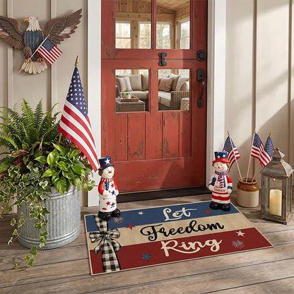 Tappeto d'ingresso in velluto di cristallo patriottico "Let Freedom Ring" - image 1
