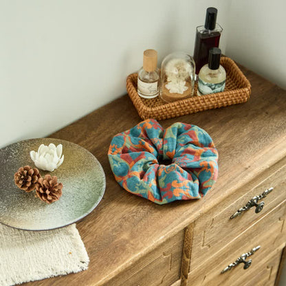 Set di 3 elastici per capelli con stampa floreale in stile boho - image 3