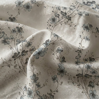 Copriletto vintage in puro cotone con stampa floreale - image 5
