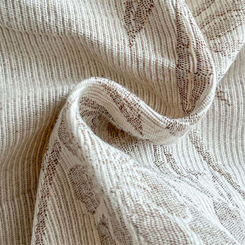 Set di biancheria da letto in jacquard di cotone lavato con motivi botanici - image 10