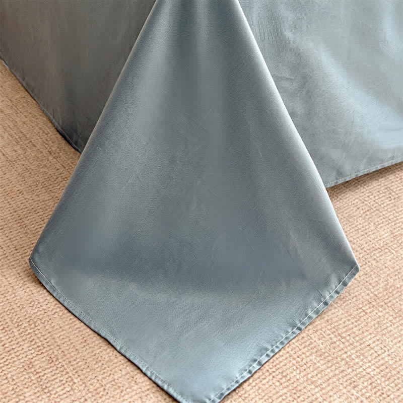 Set di biancheria da letto in jacquard di cotone lavato con motivo botanico. - image 15