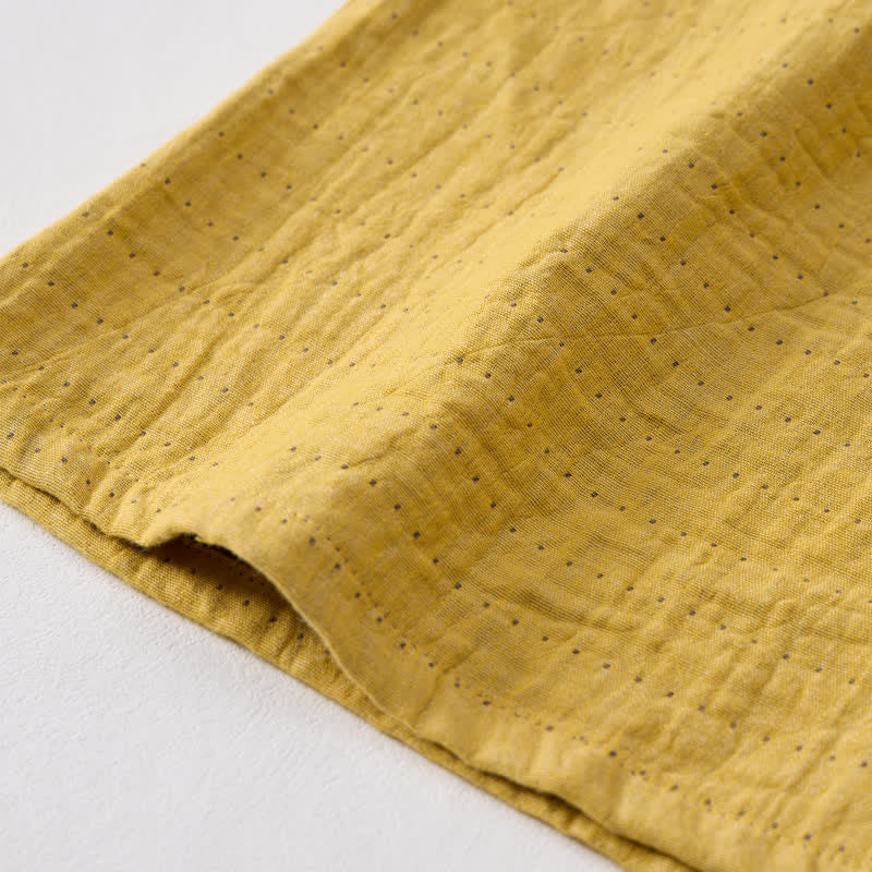 Pantaloncini da casa comodi in garza di cotone con coulisse - image 21