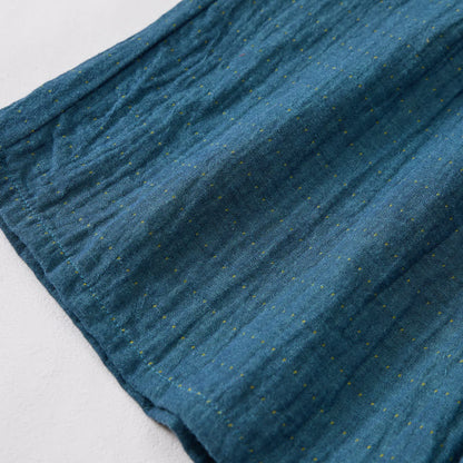 Pantaloncini da casa comodi in garza di cotone con coulisse - image 30
