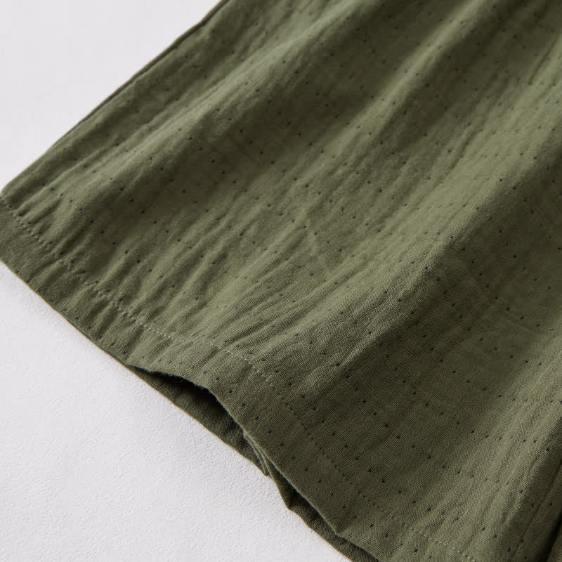 Pantaloncini da casa comodi in garza di cotone con coulisse - image 42