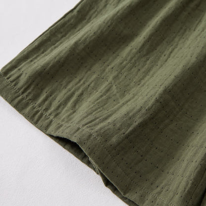 Pantaloncini da casa comodi in garza di cotone con coulisse - image 42