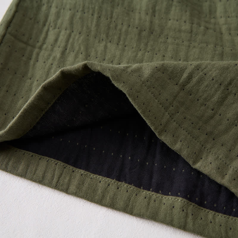 Pantaloncini da casa comodi in garza di cotone con coulisse - image 41