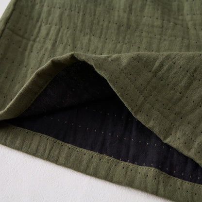 Pantaloncini da casa comodi in garza di cotone con coulisse - image 41