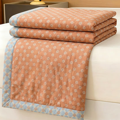 Copriletto in cotone con stampa floreale classica vintage - image 3