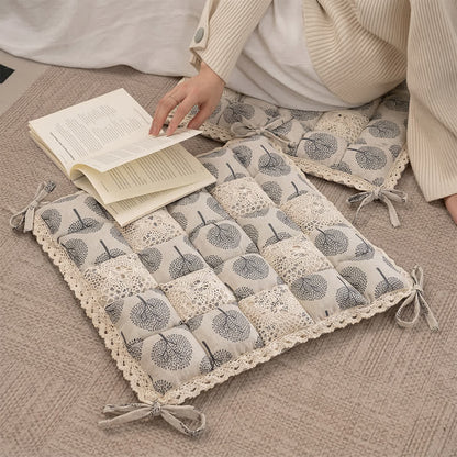 Cuscino per sedia in pizzo floreale stile country vintage - image 9