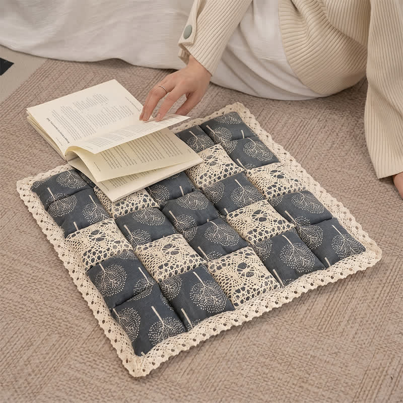 Cuscino per sedia in pizzo floreale stile country vintage - image 3