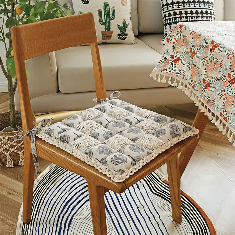 Cuscino per sedia in pizzo floreale stile country vintage - image 7
