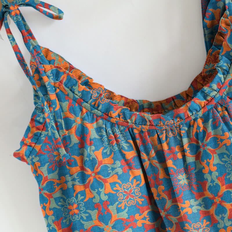Set pigiama Boho floreale con cinturino - image 2