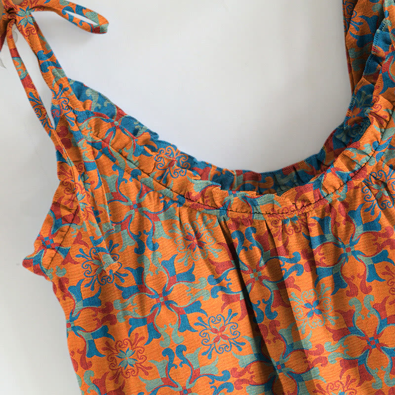 Set pigiama Boho floreale con cinturino - image 2