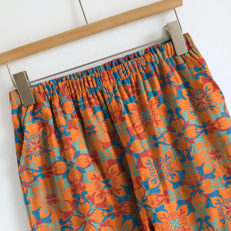 Set pigiama Boho floreale con cinturino - image 3