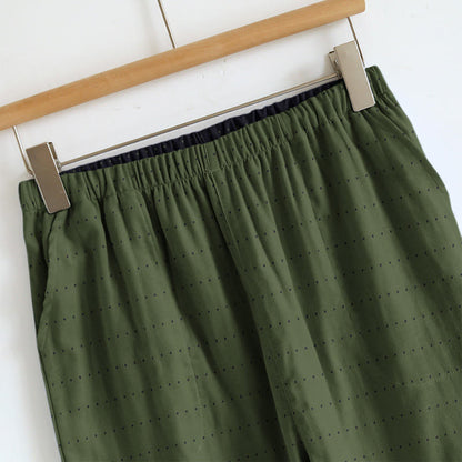Completo da casa composto da canotta e pantaloni in tinta unita con texture. - image 19
