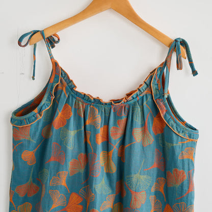 Set pigiama Ginkgo composto da top e pantaloni. - image 3