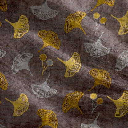 Abito da casa con laccetti e stampa floreale Ginkgo - image 9