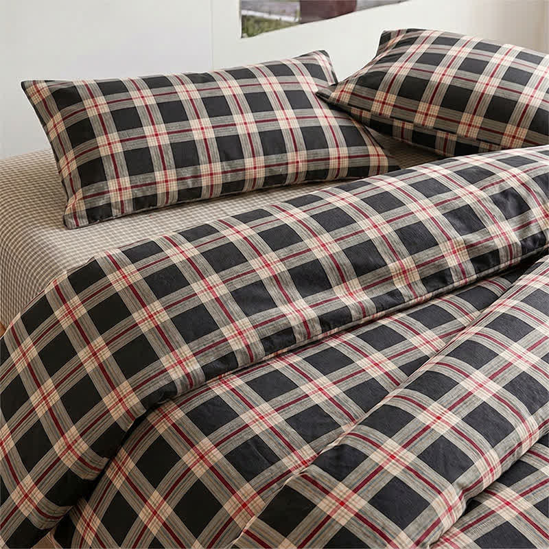 Set di biancheria da letto Singolo XL Heritage Plaid per dormitorio - image 6