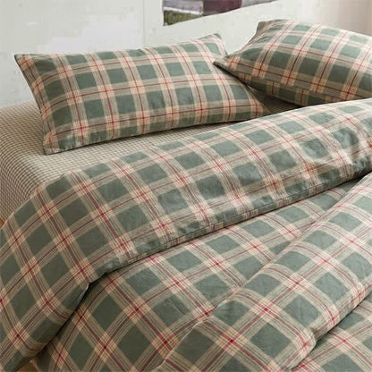 Set di biancheria da letto Singolo XL Heritage Plaid per dormitorio - image 2