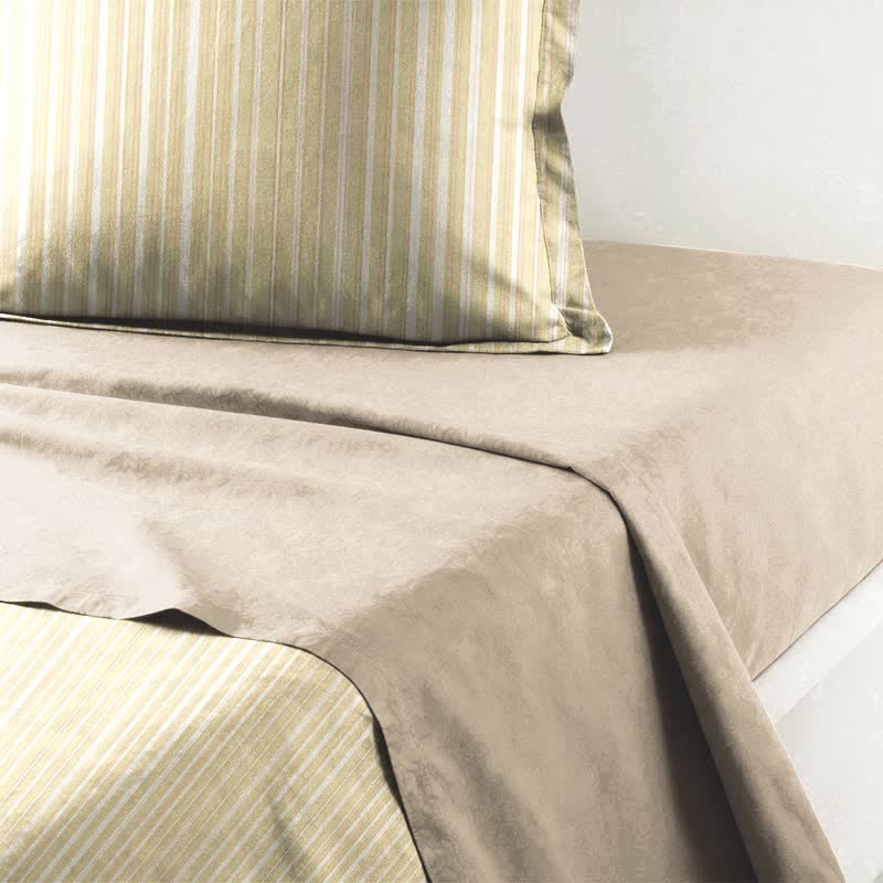 Set di biancheria da letto matrimoniale XL Singolo in cotone con motivo a righe nordiche - image 11