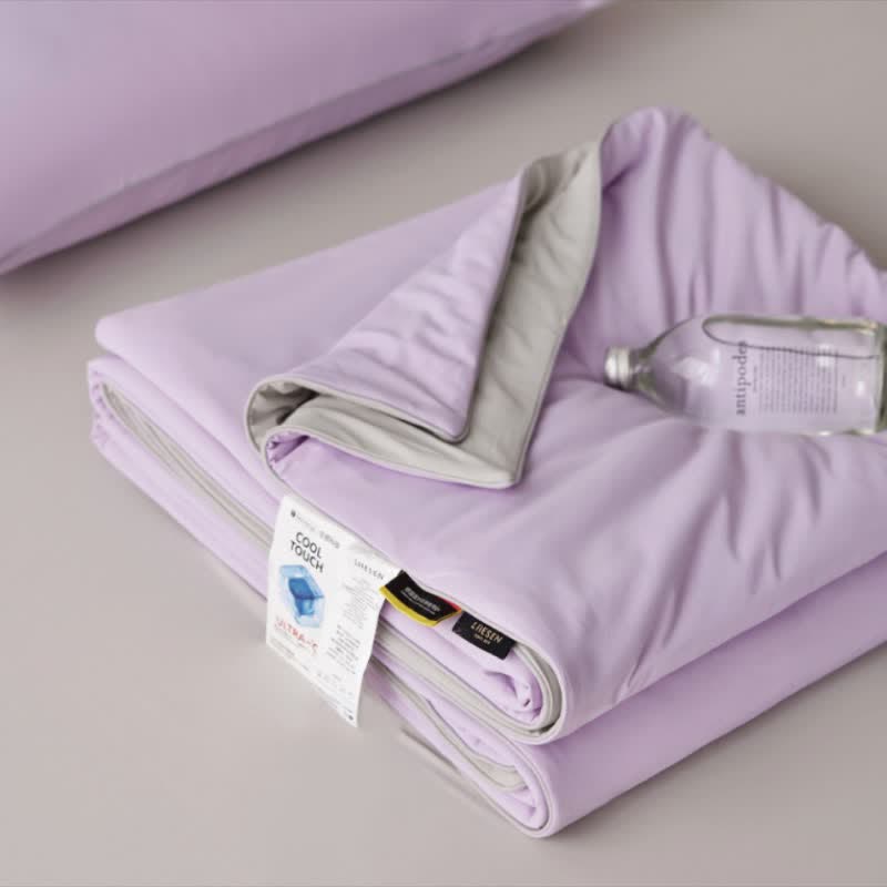 Trapunta estiva leggera e rinfrescante in stile nordico - Viola tenue - 79" × 91" - image 12
