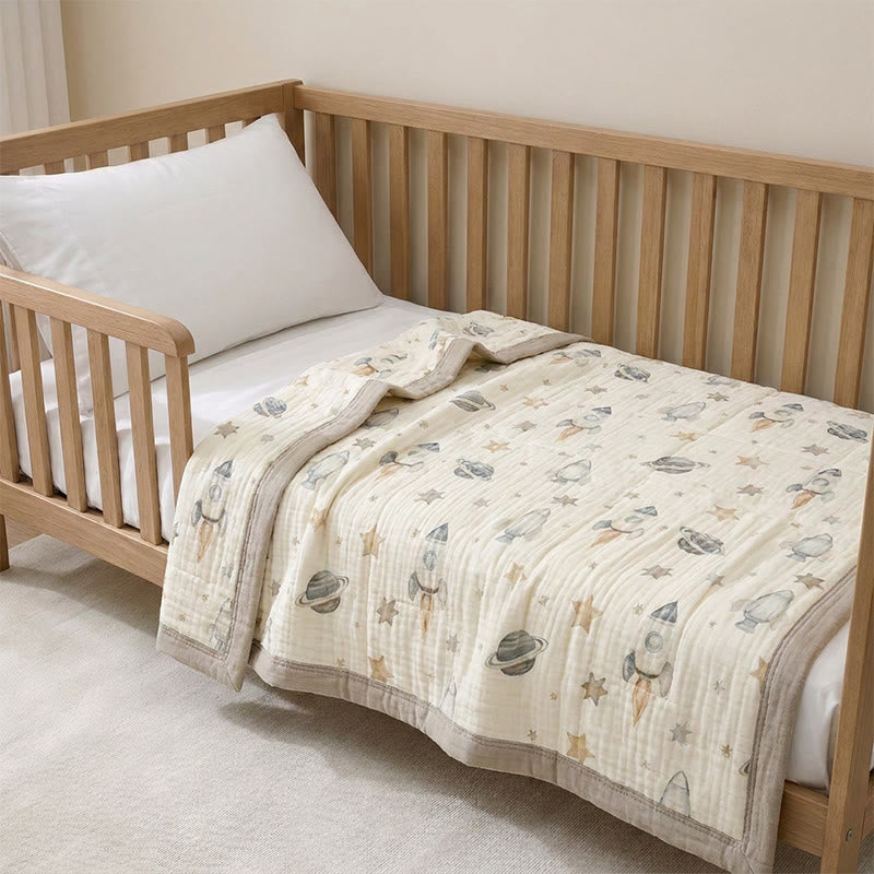 Coperta in garza di cotone Space Dream - image 5