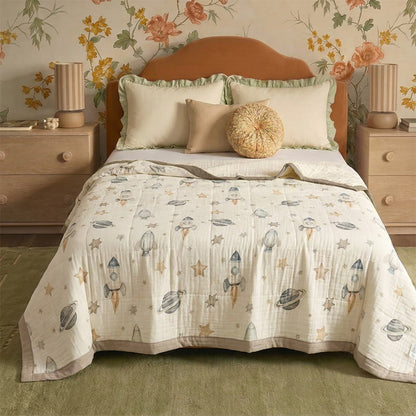 Coperta in garza di cotone Space Dream - image 0