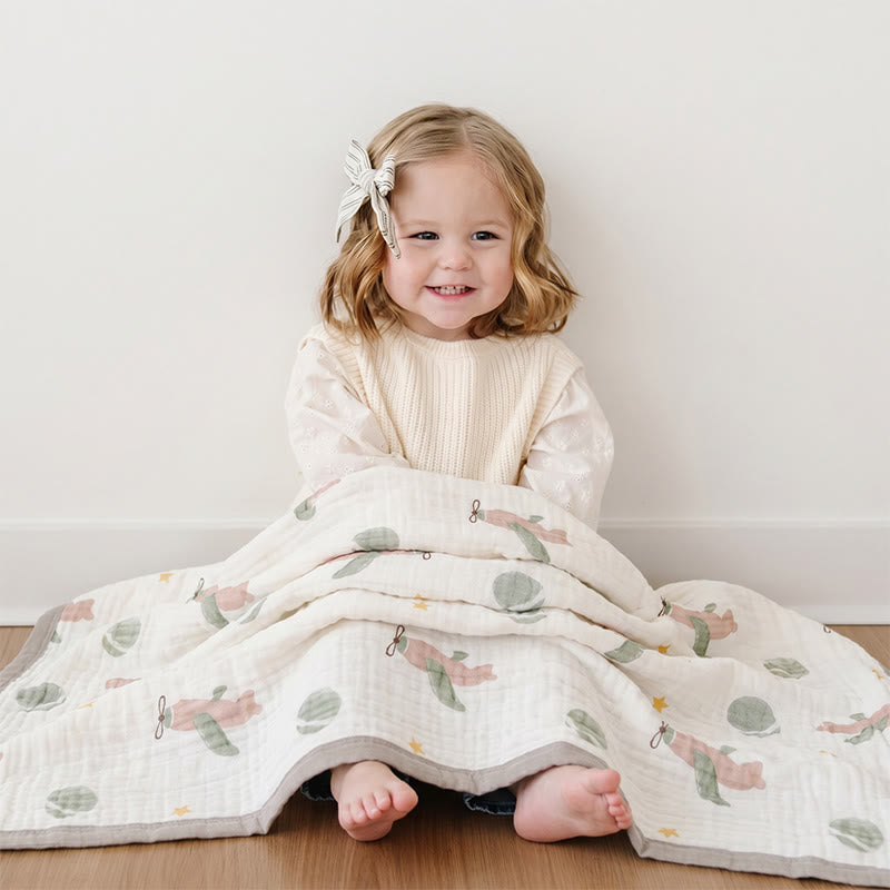 Coperta in mussola di cotone "Little Sky Adventure" - image 3