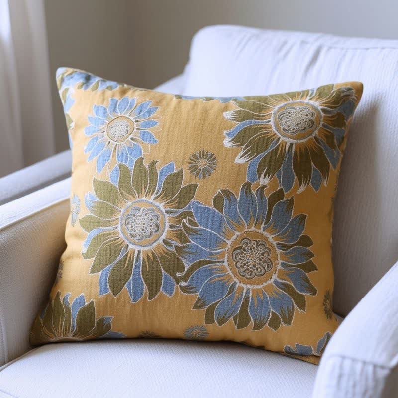 Cuscino decorativo con motivo floreale "Giardino di girasoli" - image 3