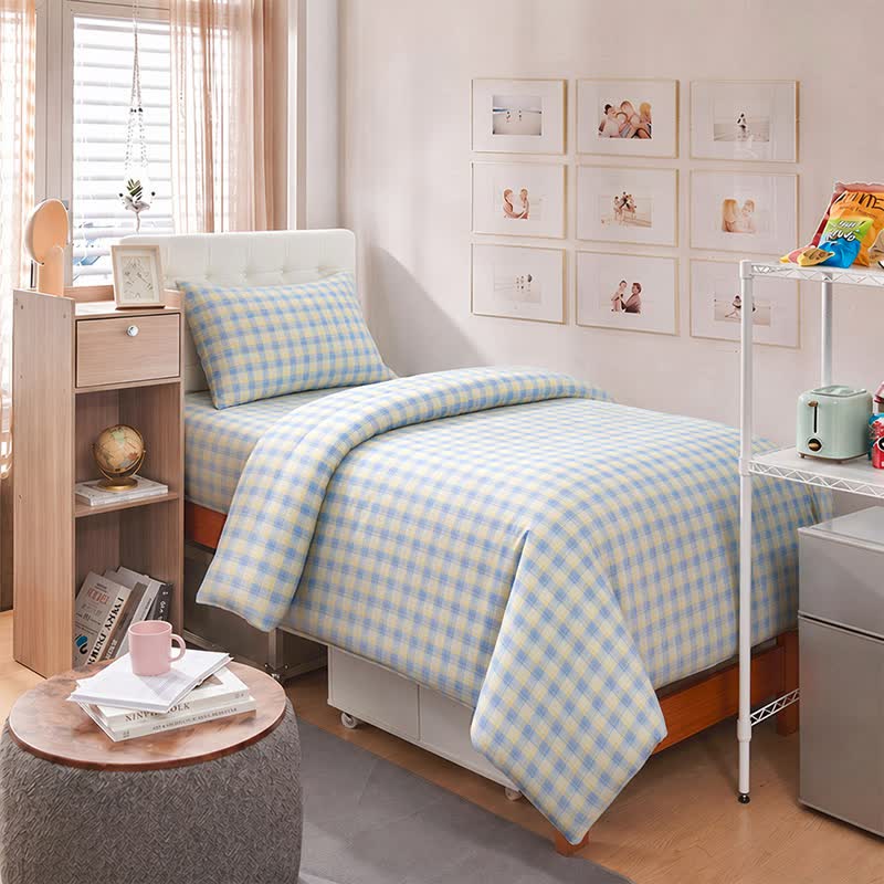 Set di biancheria da letto Singolo extra-large a XL pastello per dormitorio - image 3