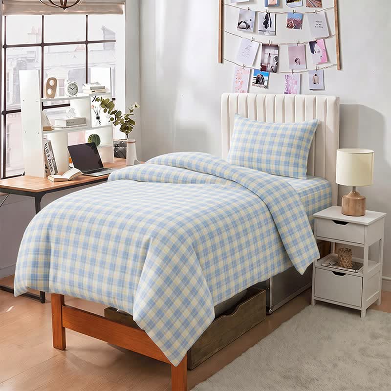Set di biancheria da letto Singolo extra-large a XL pastello per dormitorio - image 2