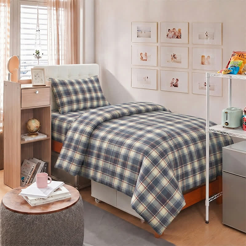 Set di biancheria da letto Singolo extra-large a XL pastello per dormitorio - image 13