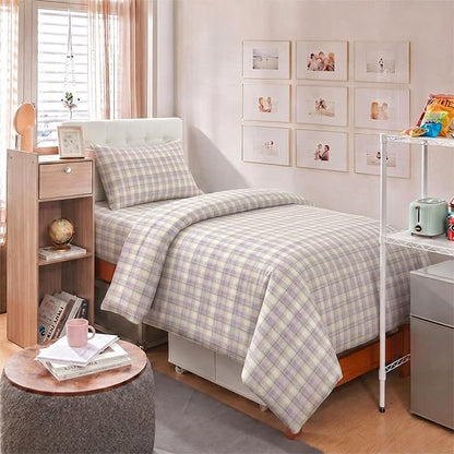 Set di biancheria da letto Singolo extra-large a XL pastello per dormitorio - image 7