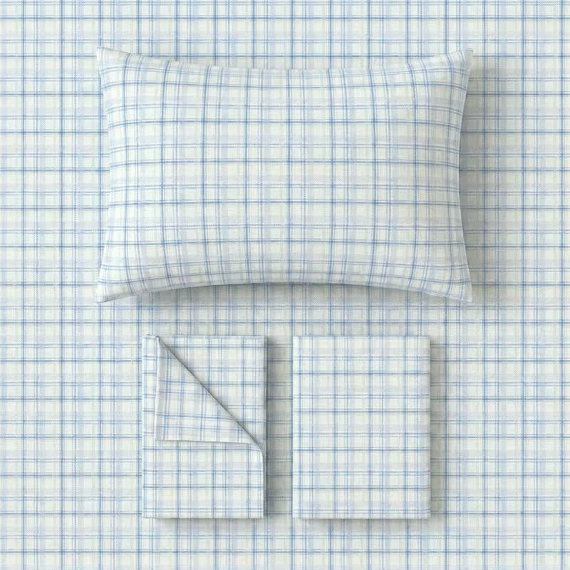 Set di biancheria da letto per dormitorio a quadri, spessore sottile, - image 10