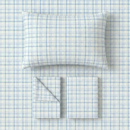 Set di biancheria da letto per dormitorio a quadri, spessore sottile, - image 10
