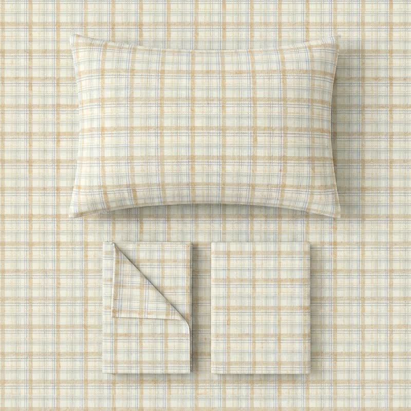 Set di biancheria da letto per dormitorio a quadri, spessore sottile, - image 4