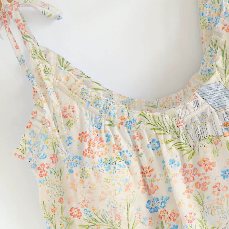 Completo da casa con canotta Meadow Bloom - image 2
