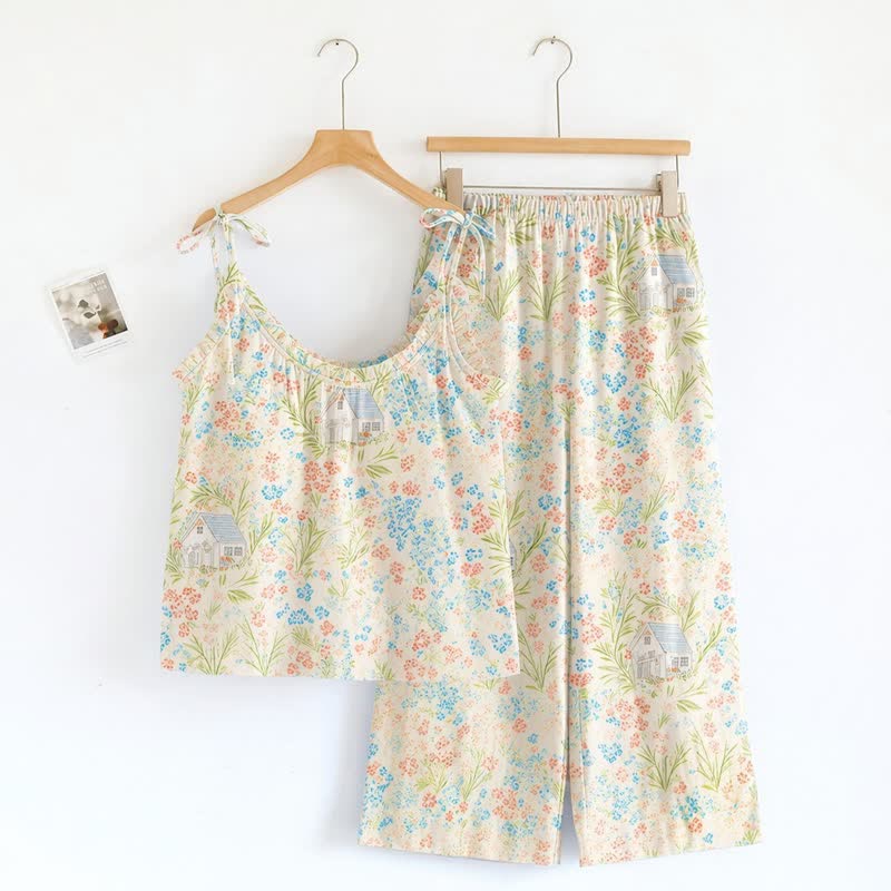 Completo da casa con canotta Meadow Bloom - image 1