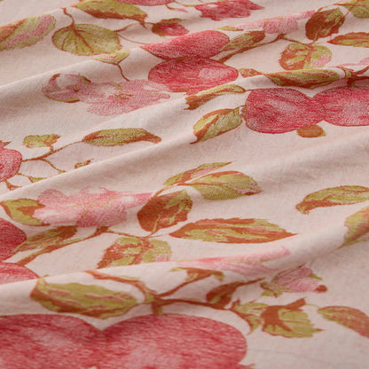 Completo da casa con spalline sottili e stampa floreale rosa cipria - image 3